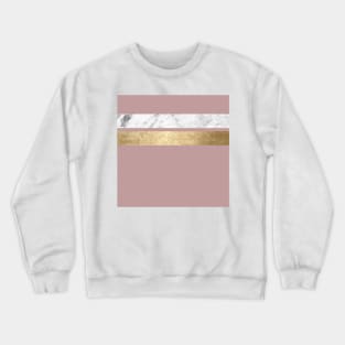 Mauve in the night marble Crewneck Sweatshirt